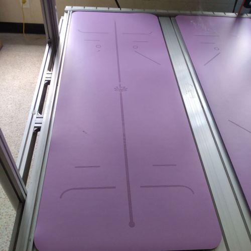 Tapis De Yoga En Caoutchouc Naturel Antidérapant Pour Le Sport Et Fitness Tapis De Silla Silencieux Et Antichoc Couleur Violet