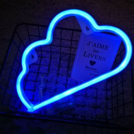 Cloud Neon Sign Lights, Led Neon Light Wall Light Night Lights, Néons Alimentés Par Batterie Ou Usb Pour Décoration Murale, Chambre, Chambre D'enfant, Salon, Bar, Fête, Noël, Mariage (Bleu)