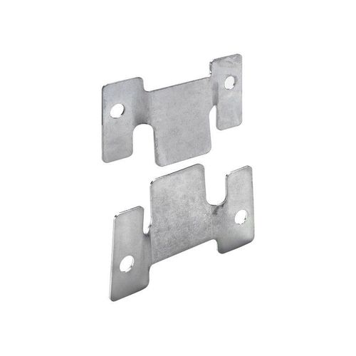 Lot de 2 raccords d'assemblage acier zingue HETTICH, l.100 mm