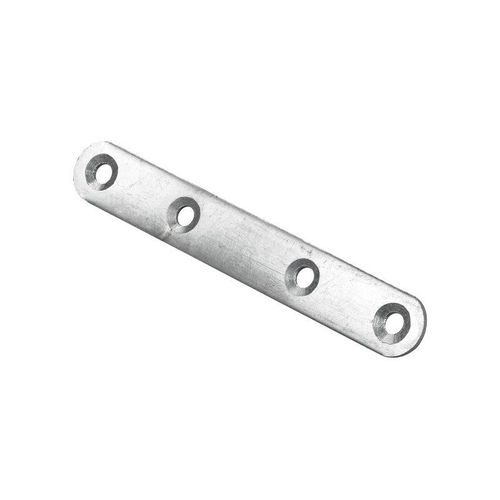 Lot de 12 pattes d'assemblage acier zingue HETTICH L. 100 mm