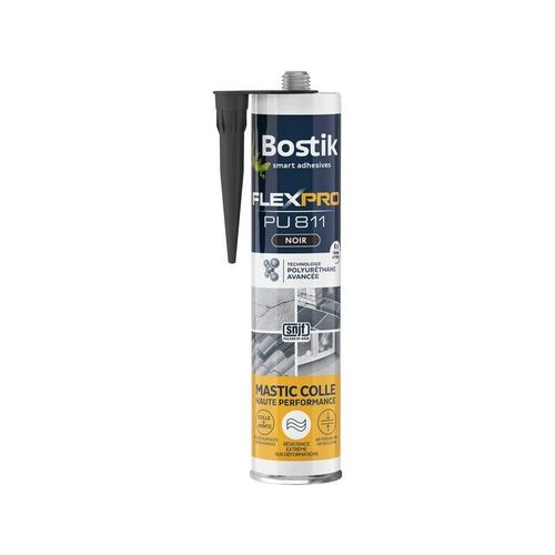 Colle joint int/ext polyuretane bostik flexpro pu811 noir cart 300ml