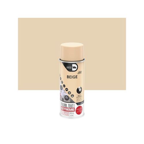 Peinture aérosol reLook tout MAISON DECO beige satiné 0.400 L