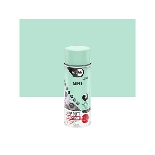 Peinture aérosol relook tout MAISON DECO mint brillant 0.400 L