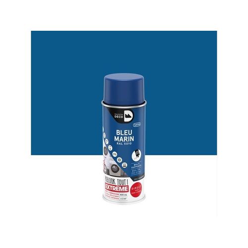 Peinture aérosol relook tout MAISON DECO bleu ral 5010 RAL 5010 satiné 0.400 L