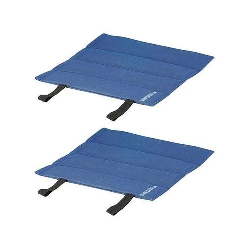 Coussins Pliables Isolants - Pearl - 2 Coussins - Bleu - Rectangulaire - Uni - Extérieur