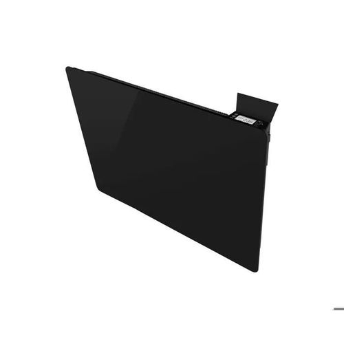 Radiateur électrique - HEALLUX - Cristaal - 2000 W - Verre noir - Programmation hebdomadaire