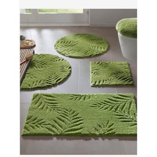 Tapis De Bain Structure En Relief - - Vert