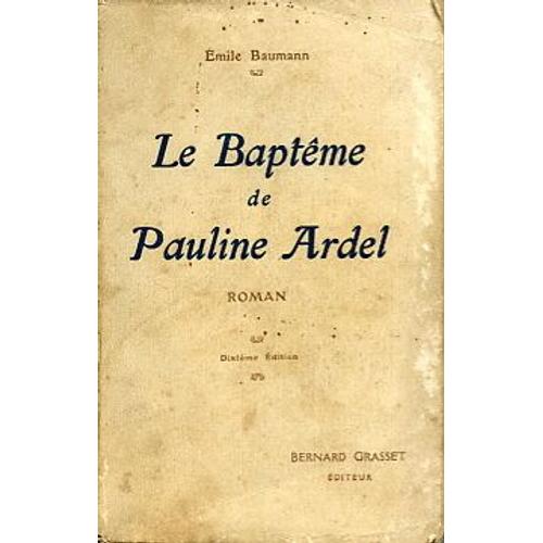 Le Bapteme De Pauline Ardel