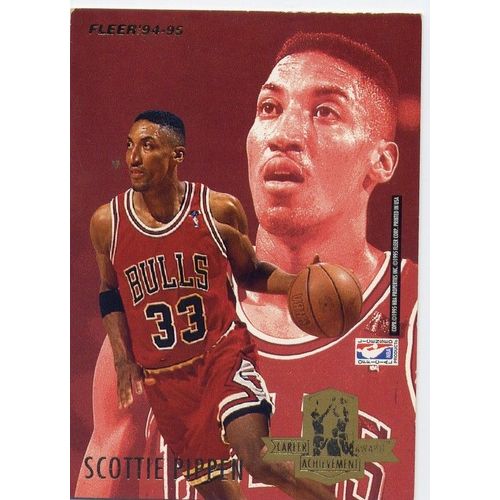 Fleer 94/95 Career Award Achievement  Scottie Pippen / Hakeen Olajuwon