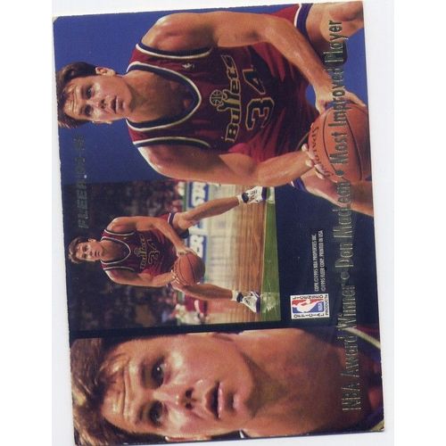 Fleer 94/95 Nba Award Winner Don Maclean /Hakeem Olajuwon