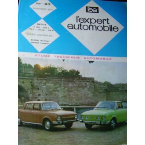 Revue Technique Automobile Skoda 100 Et 110  N° 93 : Etude Technique Auto Skoda 100 Et 110 Tous Modeles