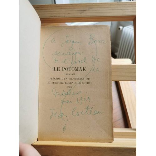 Le Potomak Par Jean Cocteau. Edition Originale Dédicacée Avec Dessin