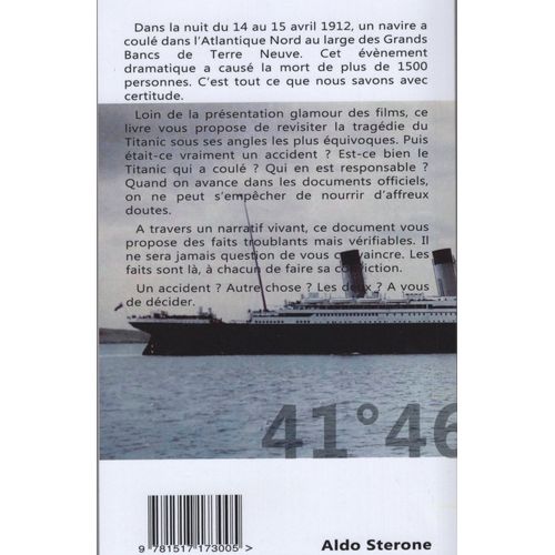Aldo Sterone "Laissez Couler Le Titanic"