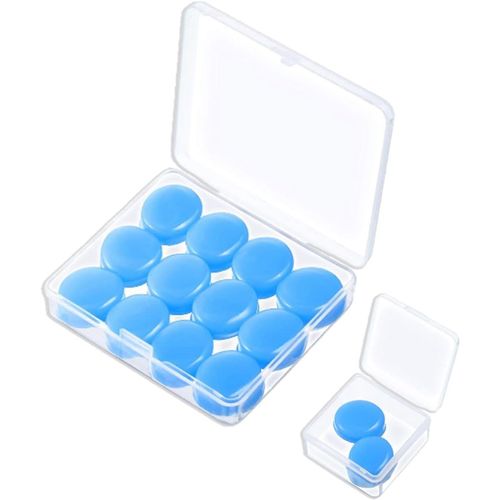 Bouchons D'oreille-14 Pcs Bouchons D'oreilles S En Silicone Malléables Pour Le Tir,Les Nageurs,Les Concerts,Les Avions,Les Voyages,Le Travail,Les Études.[W566] 