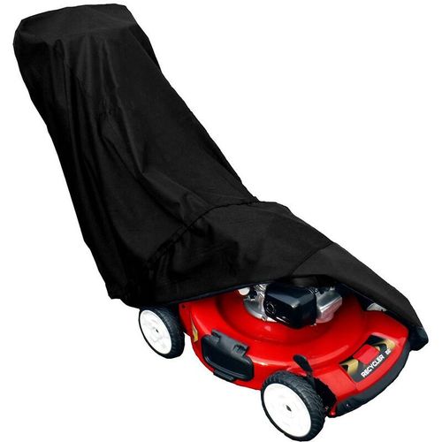 Housse de tondeuse à gazon Oxford 210D imperméable à l'eau pour l'extérieur, housse anti-pluie pour désherbeur, noir-