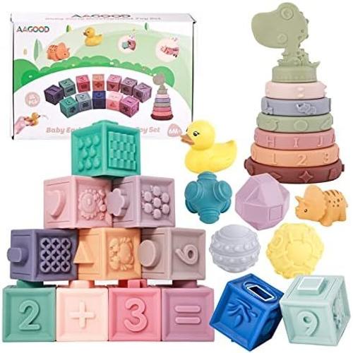 Cubes Sensoriels Montessori Bébé