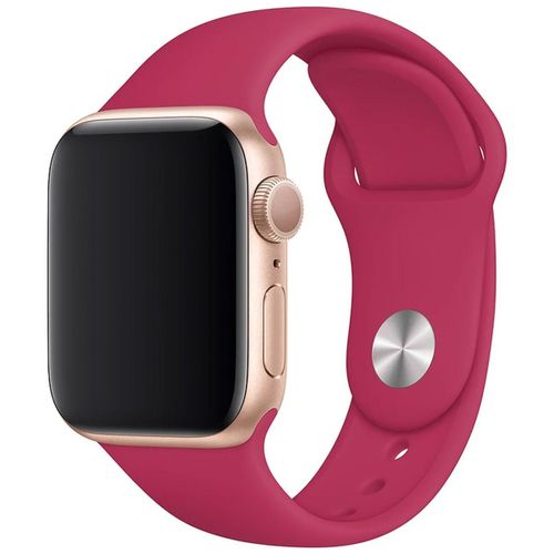 Apple 40mm Sport Band - Bracelet De Montre Pour Montre Intelligente - Taille S/M & M/L - Rouge Grenade - Pour Watch Hermès Series 7, Hermès Series 9, Nike Series 7, Series 10, Series 8, Series 9