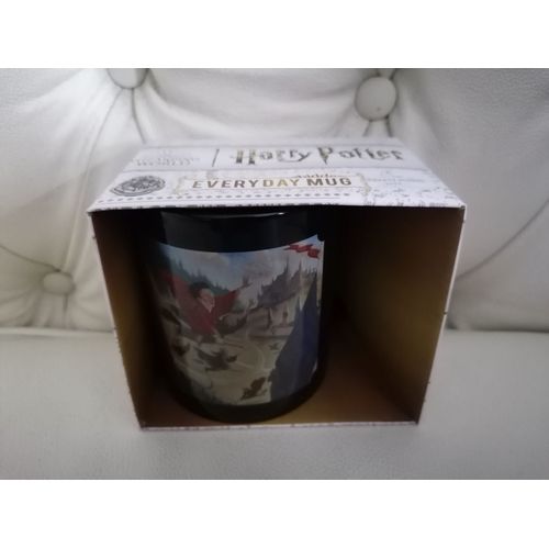 Black Mug Harry Potter Book 1 Quidditch / Tasse Noire Harry Potter Livre 1 Quidditch - Wizarding World - Pyramid International
