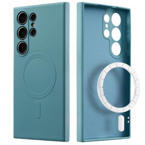 Imoshion Coque Couleur Avec Magsafe Samsung Galaxy S24 Ultra Smoke Green
