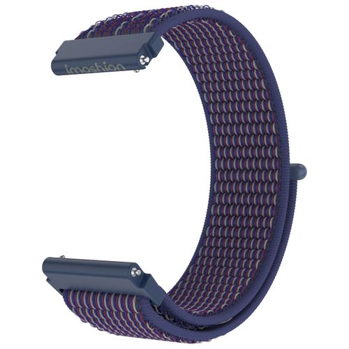 Imoshion Bracelet En Nylon Avec Fermeture Velcro Connexion Universelle 20 Mm Indigo
