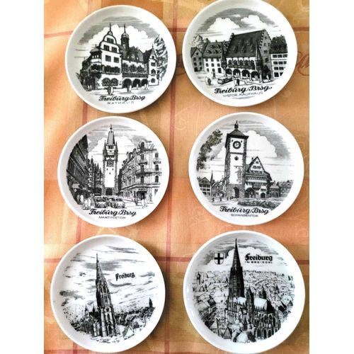 6 Sous-Verres Porcelaine