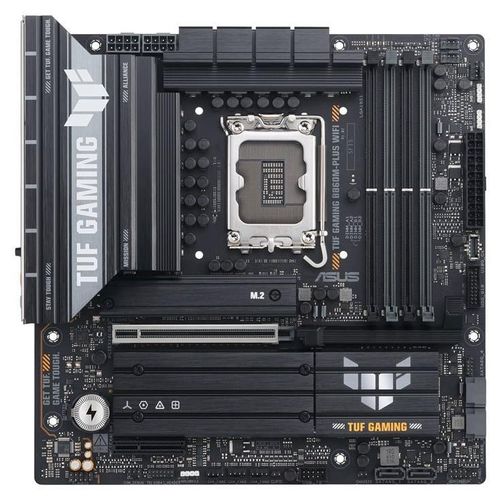 ASUS TUF GAMING B860M-PLUS WIFI - Carte-mère - micro ATX - Socket LGA1851 - B860 Chipset - USB-C 3.2 Gen 2x2, USB 3.2 Gen 2, USB 3.2 Gen 1, USB-C 3.2 Gen2 - 2.5 Gigabit LAN, Bluetooth, Wi-Fi 7 -...