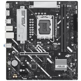 ASUS PRIME B860M-K - Carte-mère - micro ATX - Socket LGA1851 - B860 Chipset - USB 3.2 Gen 2, USB 3.2 Gen 1, USB-C 3.2 Gen 1 - 2.5 Gigabit LAN - carte graphique embarquée (unité centrale requise)...