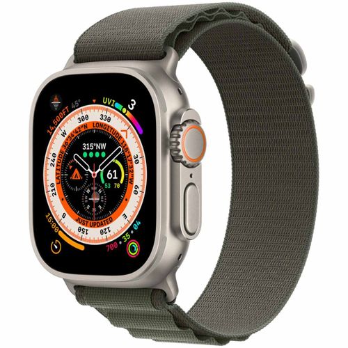Alpine Loop Band Watch Series 1-10 / Se / Ultra (2) 42/44/45/46/49 Mm Taille S Vert