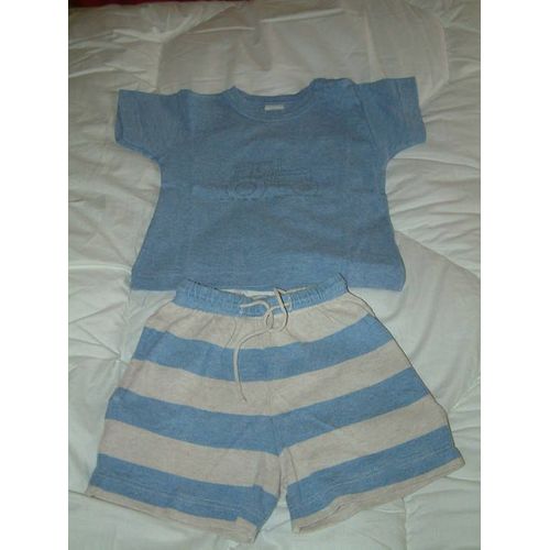 Ensemble Short / T-Shirt Petit Bateau