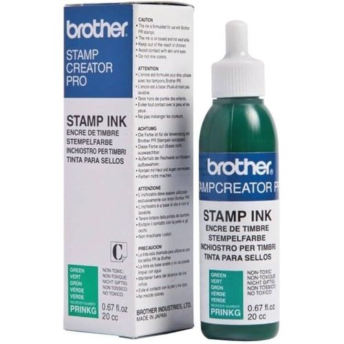 Bouteille d'encre verte Brother pour machine à tamponner SC2000 20cc