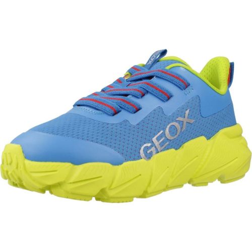 Chaussures Geox J Flexyper Fast Boy Colour Bleu