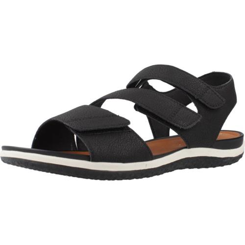 Chaussures Geox D Sandal Vega Colour Noir