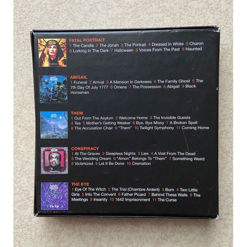 King Diamond "The Complete Roadrunner Collection 1986-1990" Coffret 5 Albums Cd