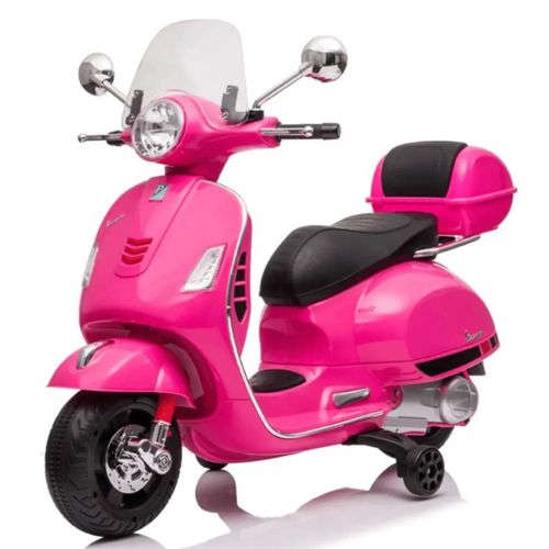 Vespa Gt Pour Enfants - Batterie 6v - 3 À 6 Ans - Avec Musique - Rose