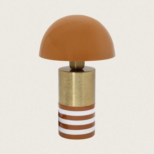 Lampe À Poser Métal Darpan Orange