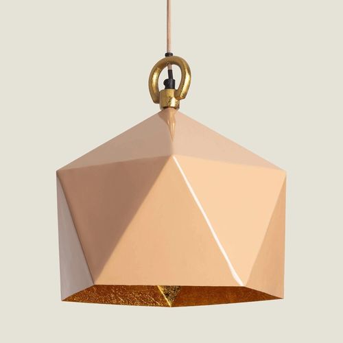 Suspension Métal Elia Gold Beige