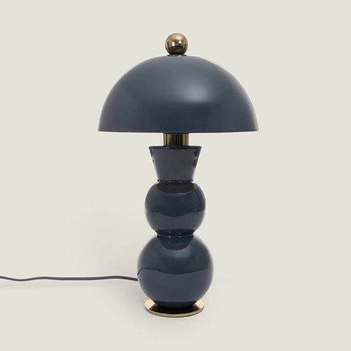 Lampe À Poser Métal Onkar Bleu