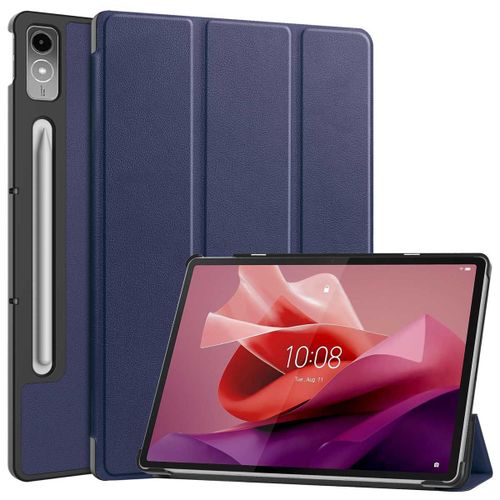 Imoshion Coque Tablette Trifold Lenovo Tab P12 Bleu Foncé