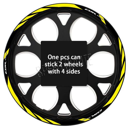 Autocollant De Moyeu De Roue De Coulée,Bande À Rayures De Jante,Accessoires Étanches Pour Honda Cbr 650r Cbr Femelle - B5-C2250549