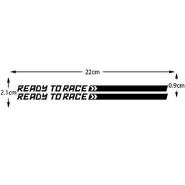 Autocollant De Roue De Moto,Bande Rayée De Jante De 17 Pouces,Décalcomanie Prêt À Courir,Pour Ktm Duke 125 200 250 - I-Black 22cm