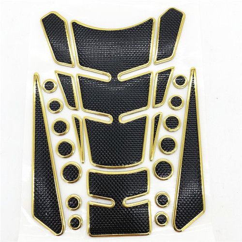 Autocollant 3d Pour Honda Cb650f Cb500x Cb400 Cb1000r Cbr600rr Cr 250 Cr125,Accessoires De Moto- Golden-A341