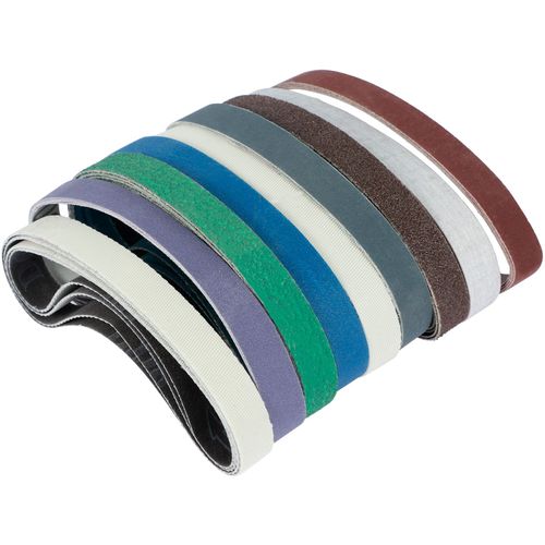 Mini ponceuse à bande électrique,bricolage,polissage,rectifieuse,affû70.de bords de coupe,vitesse réglable- 36Pcs Sanding Belts