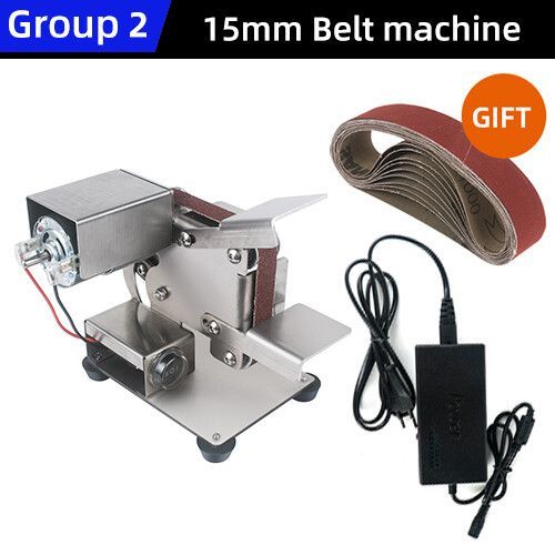 Mini Polisseuse à Bande Électrique,Rectifieuse,Affû70.,Maison,Bricolage,Bande,Ponceuse,Abrasive,Environnement- 15 sander with power
