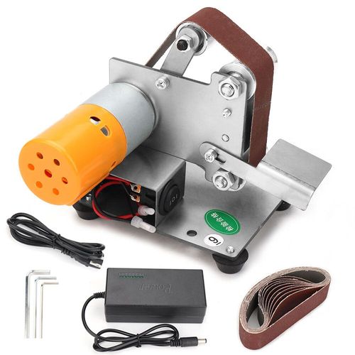 Mini ponceuse à bande électrique multifonctionnelle,Machine de polissage et de meulage pour bricolage à domicile- Type1 EU Plug