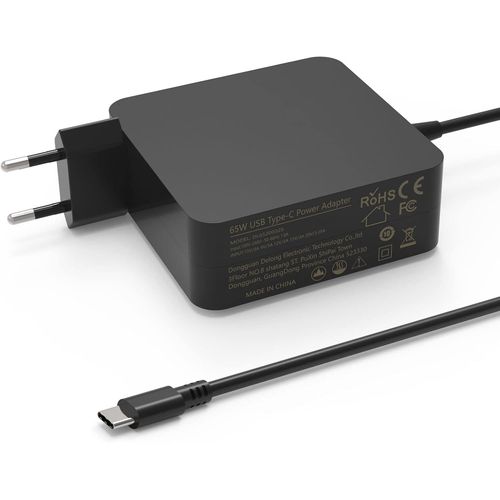 Chargeur 65W USB C Type C Alimentation Universelle Chargeur PC Portable pour Surface, Huawei Mateboook, Lenovo, Macbook Pro/Air, ASUS, Acer, HP, Samsung, Xiaomi Air Chargeur Adaptateur