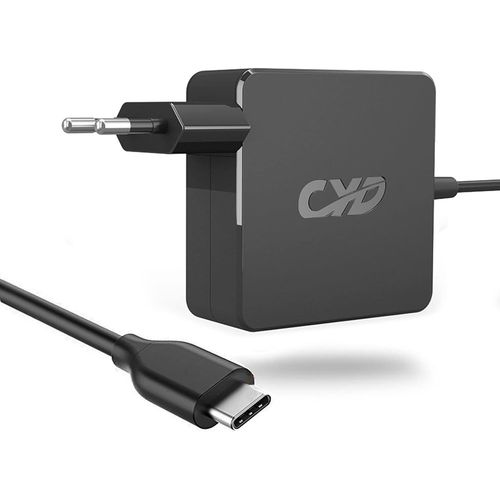 65W USB Type C Notebook AC Chargeur Adapiateur compatibles pour Lenovo, ASUS, Acer, Dell, Xiaomi Air, Huawei Matebook, Apple MacBook Pro, HP Spectre, Thinkpad