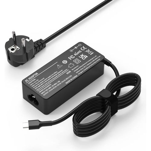 Chargeur 65 W USB C pour Lenovo ThinkPad T495 T495s T480 T480s T490 T490s Chargeur Type C C0006