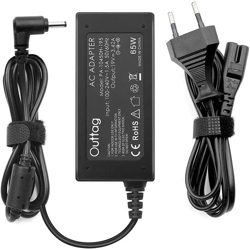 Chargeur ASUS Ordinateur Portable Chargeur Ordinateur ASUS Portable pour ASUS 65w 19v 3.42a Alimentation Chromebook c200m c202 c202s c300 Transformer TP300 Zenbook UX305 s200 Vivobook X540S