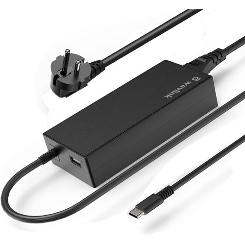 112W Chargeur PC Portable USB C, Type-C Universel Alimentation, pour MacBook Pro/Air Dell HP Samsung ASUS Huawei Matebook Xiaomi Air Lenovo ThinkPad Acer Ordinateur Portable et Smartphones.