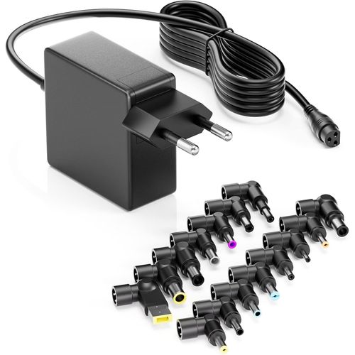 Chargeur Universel PC Portable Ordinateur Multi Embout Rond PD Rapide 65W 45W 18,5V 19V 19,5V 20V 3,25A Adaptateur Secteur pour HP Dell Inspiron Acer ASUS Lenovo Toshiba Samsung Sony Gateway